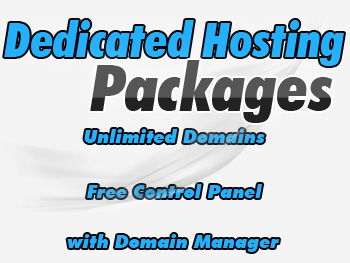 Half-price dedicated web hosting package